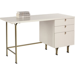 Celine 55 X 23.75 inch Cream Desk